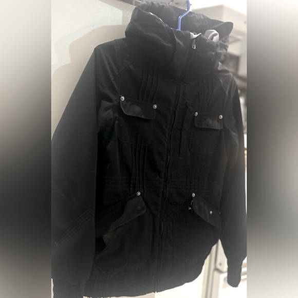 💫Burton Dryride Hooded Snow/Ski Jacket Full Zip Winter Outdoor Black Women's XS - Picture 4 of 7